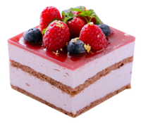 cheesecake with fruit topping